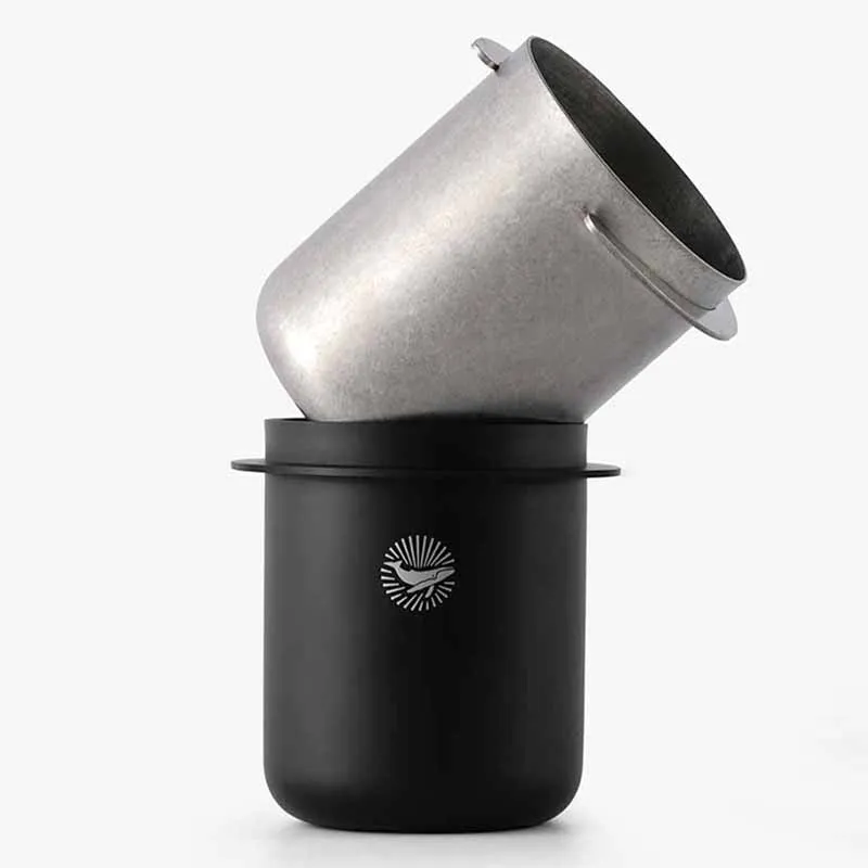 CAFE DE KONA Coffee Dosing Cup 170ml Black/Silver Two Colors Optional,304 Stainless Steel Material, Multi-Use & Right On Target