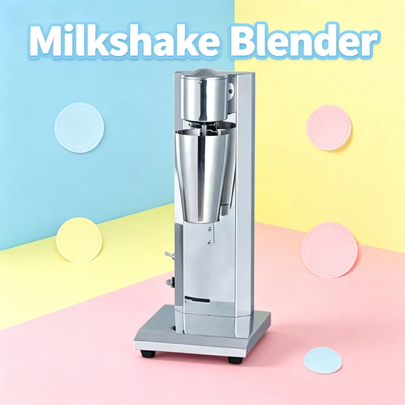 850ml Stainless Steel Single/Double Milkshake Machine Commercial Blender Two-speed Adjustable Blender Stirrable Maker
