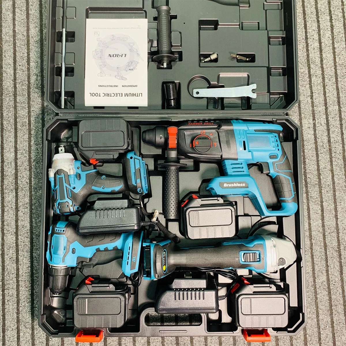 Cordless Electric Power Drills Hand Held Portable Screwdriver Cordless Drill Machine Power Tools Tool Sets