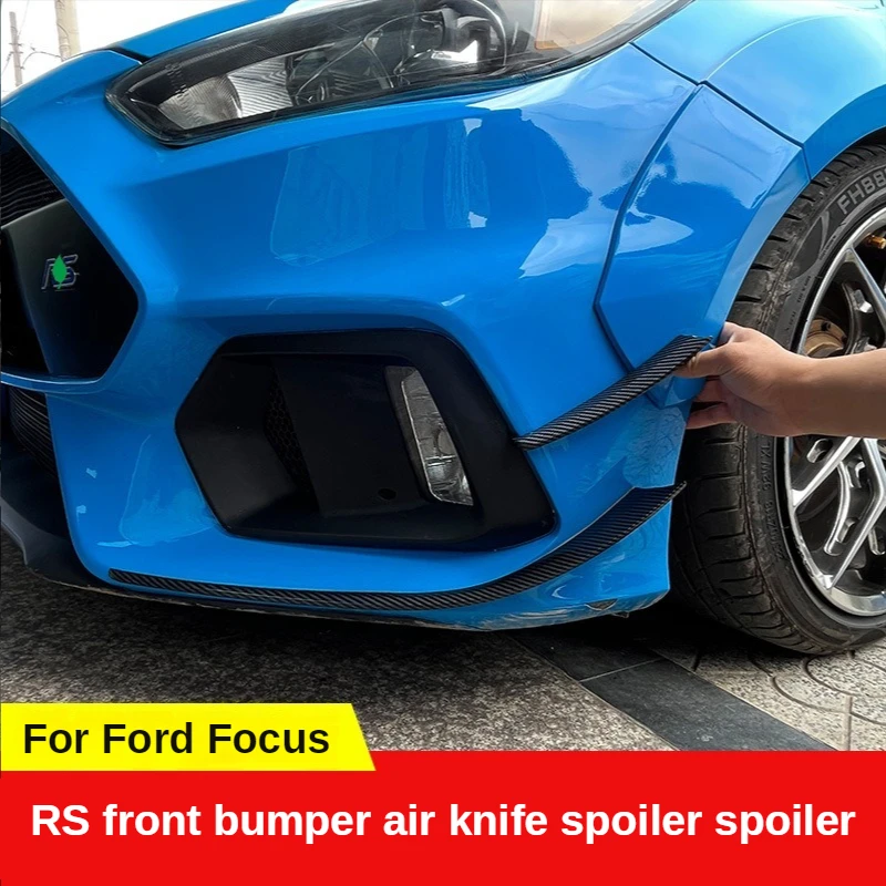 

Car Sticker for 2015-2019 Ford Focus RS Front Bumper Wind Knife Spoiler Fixed Wind Wing Appearance Front Bumper Trim