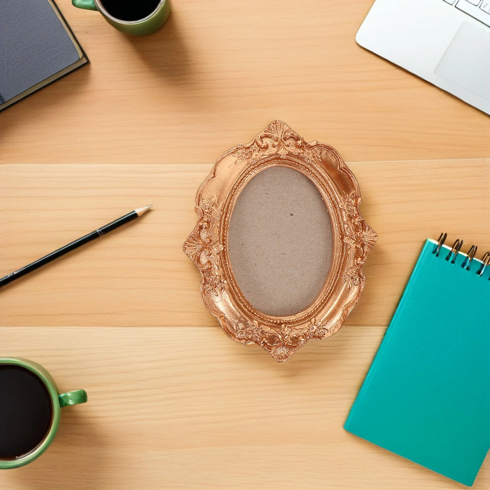 

3Pcs Magnetic Picture Frames for Fridge - Vintage Style Oval Rectangle Photo Holders for Refrigerator DIY Crafts Travel Memory