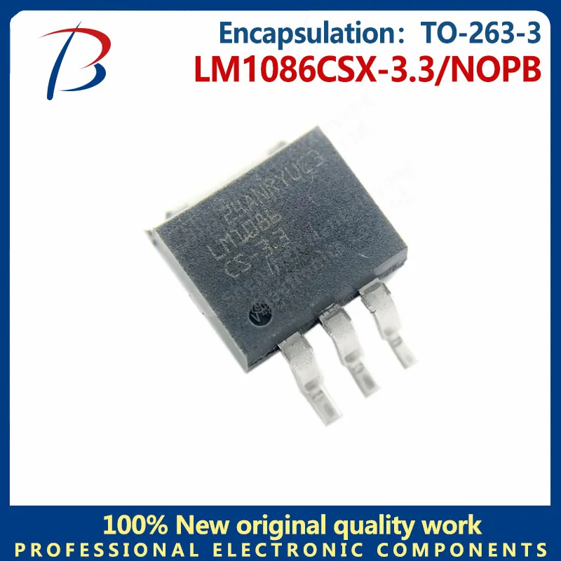 10PCS LM1086CSX-3.3/NOPB package TO-263-3 1.5A fixed and adjustable output linear regulator