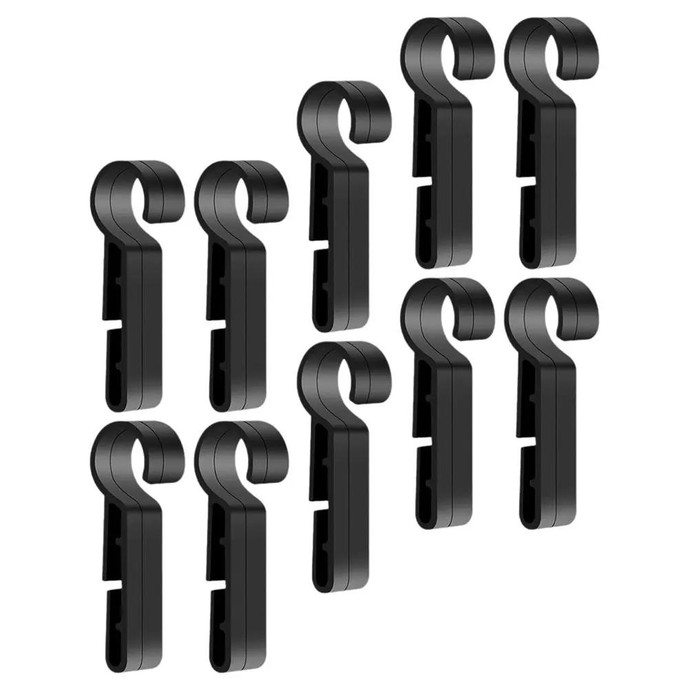 

24pcs Headlamp Clip For Hard Hat Plastic Non Slip Cap Accessories Versatile Outdoor Use Lightweight Portable Safety