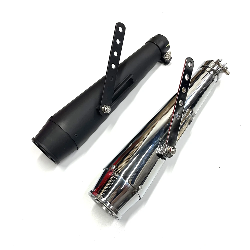 Motorrad-Auspuff-Fluchtschalldämpfer Retro-Auspuffrohr x4 Schalldämpfer 38 mm 40 mm 42 mm 45 mm