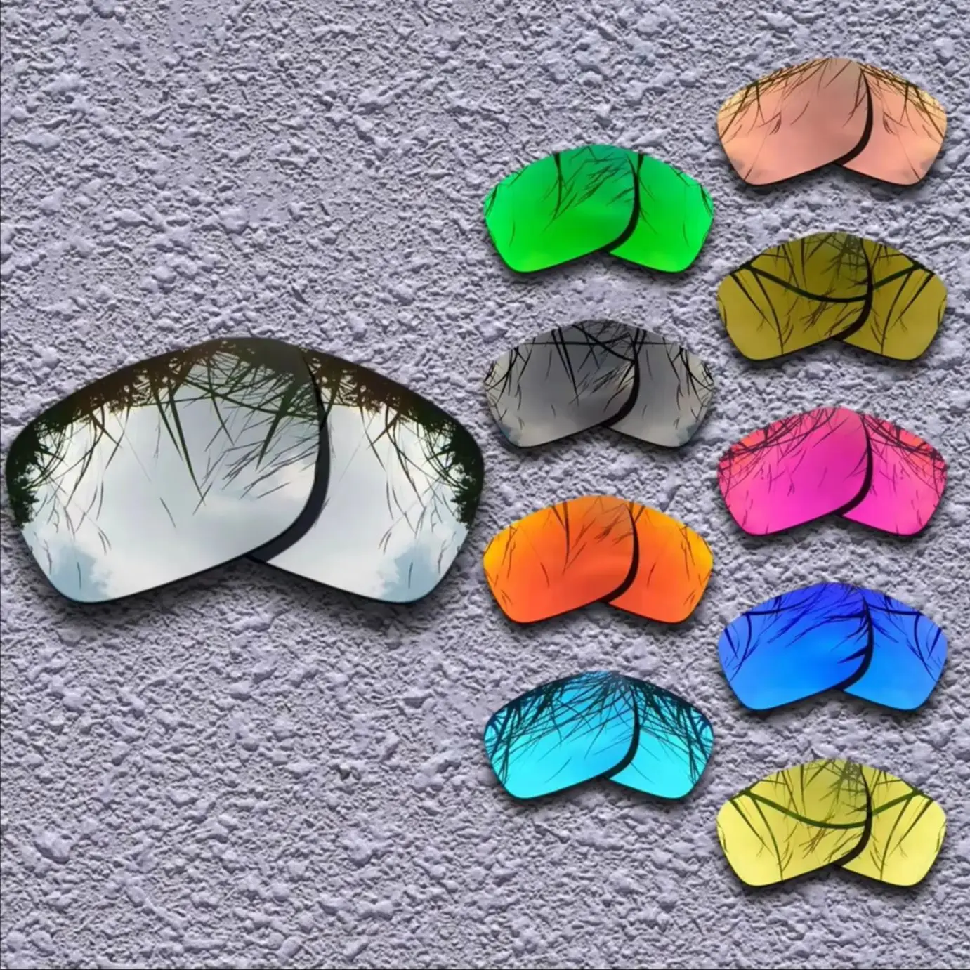 Сменные поляризационные линзы с защитой от царапин для солнцезащитных очков Oakley Holbrook Mix — много вариантов