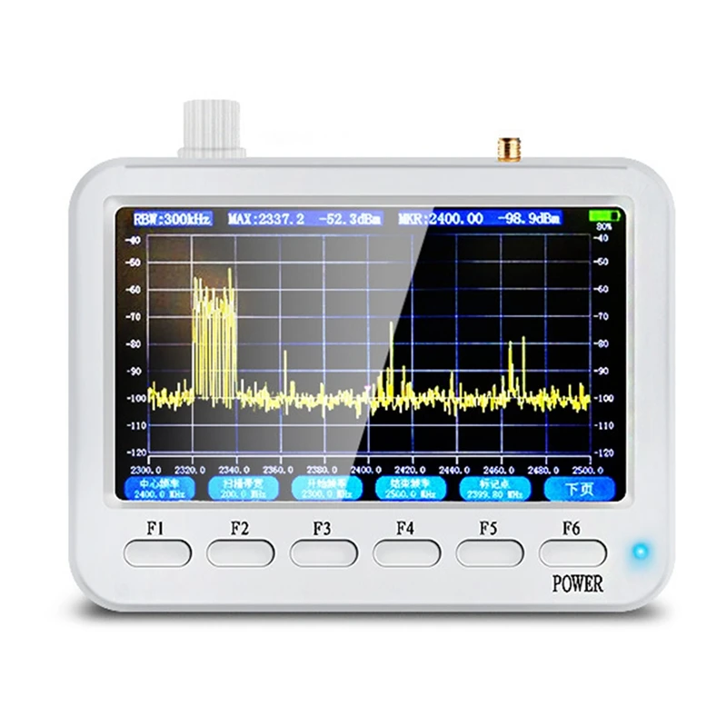 XT-127-AT DIY Spectrum Analyzer RF Spectrometer 240M-2.9G Wifi Walkie-Talkie RFID Radiation Monitor