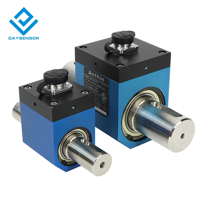 DYN-206 0-800Nm Sale Motor Fixed Measurement Strain Gauge Force Sensor Type Square Hole Shaft Dynamic Rotary Torque Transducer