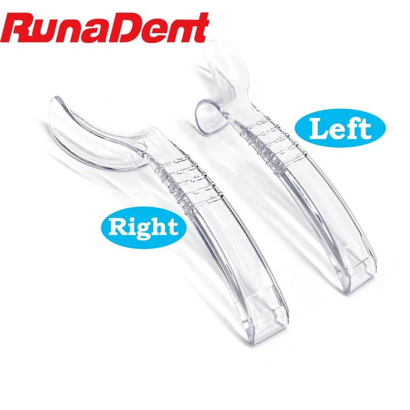 Dental Lip Cheek Retractor High Quality Left and Right Mouth Opener Plastic Half-Lip Retractor Mouth Gag Photographic Tool