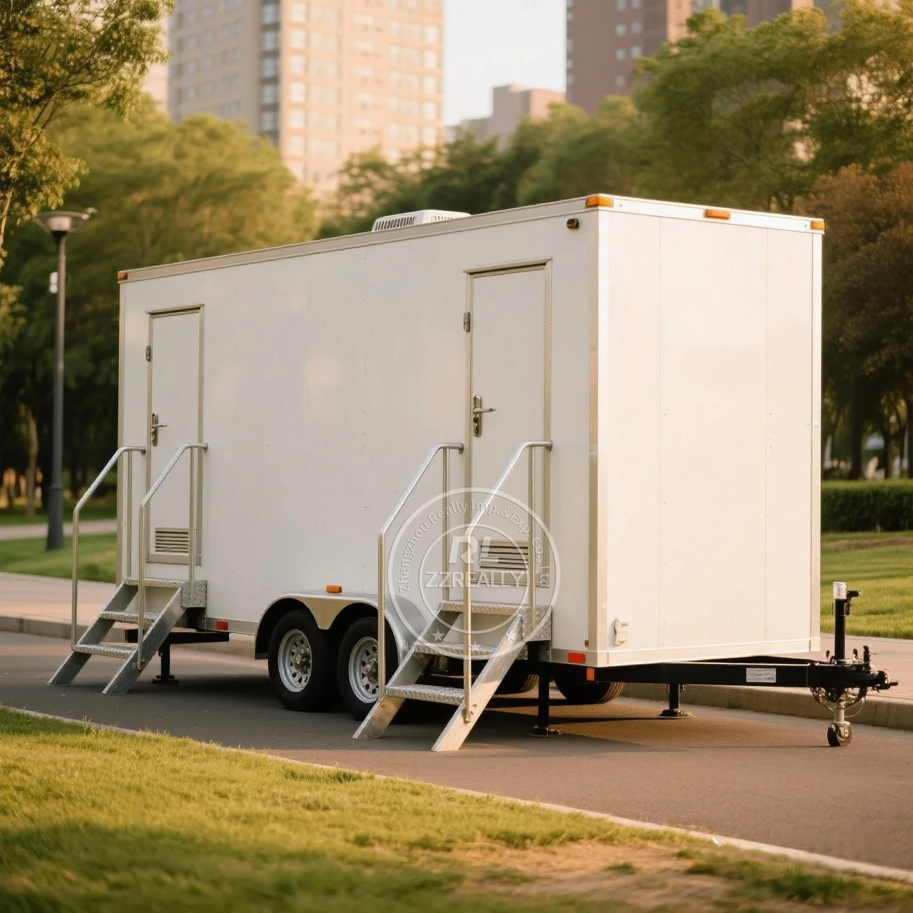 Mobile Washroom Restroom Trailer Portable Toilet New Style Luxury Washroom Trailer Portable Toilet Trailer