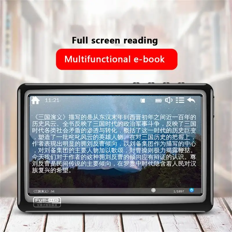 1080P 5 Inch MP5 Video Player OTG Touch Screen Capacitive 8GB Photo E-Book Reader Portable Music MP4 Player Walkman Mp3 Плееры