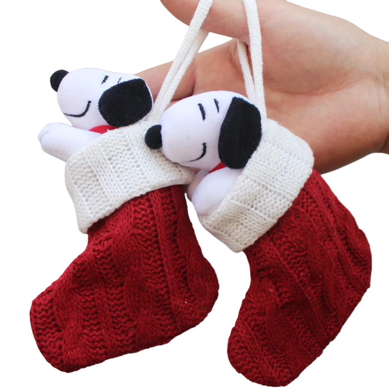 6piece 15CM Peanuts Christmas - огляд і ціна Christmas Stocking Hanging
