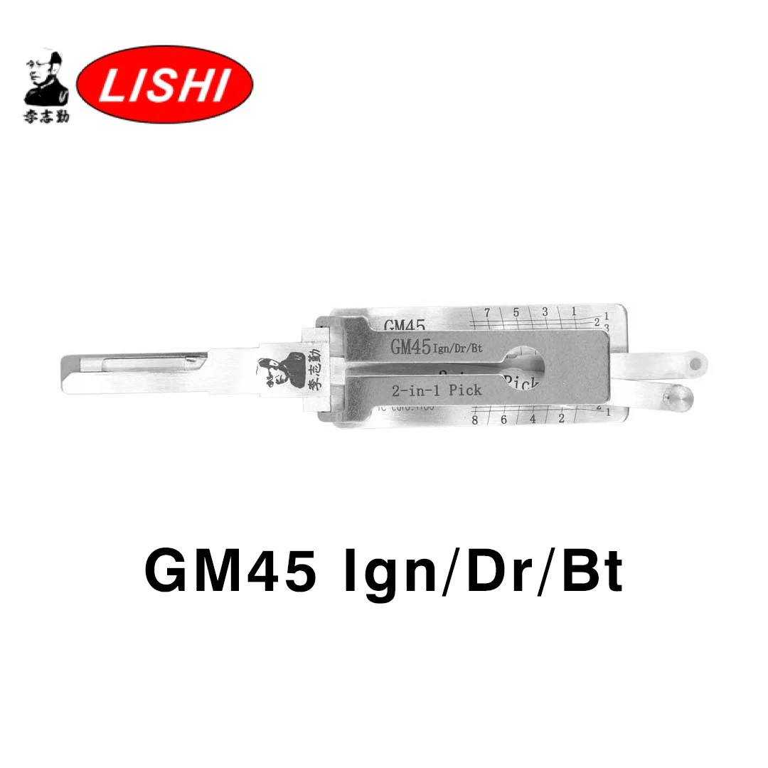 

Инструмент Lishi 2 в 1 GM45 Ign/Dr/Bt