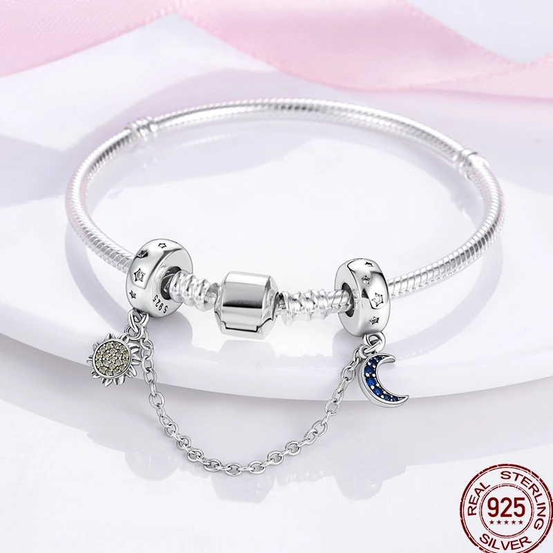 925 Sterling Silver Butterfly Starry Sky Various Elements Style Charm Pendant Beads Suitable Fit Pan Original Bracelet DIY