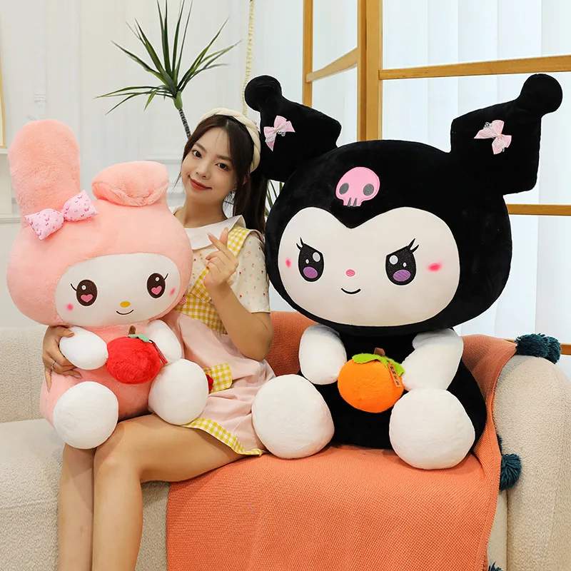 

Новый Sanrio 40/50/70 см фрукты Куроми плюшевые игрушки My Melody мультфильм аниме Peluche Kawaii орнамент чучело животных детская игрушка в подарок