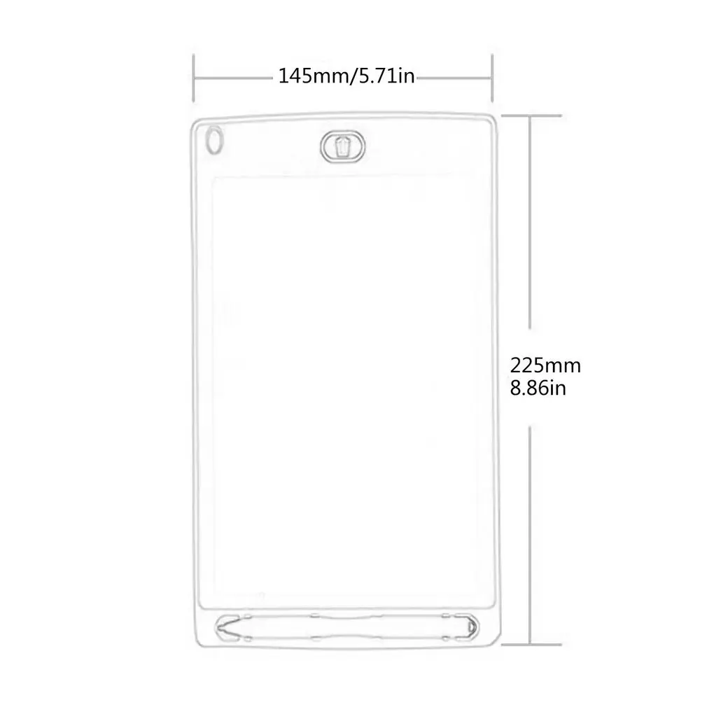 8.5-Inch Children Lcd Screen Electronic Drawing Board BabyGraffiti Electronic Hand Writing Board Dust-Free Color Drawing Board