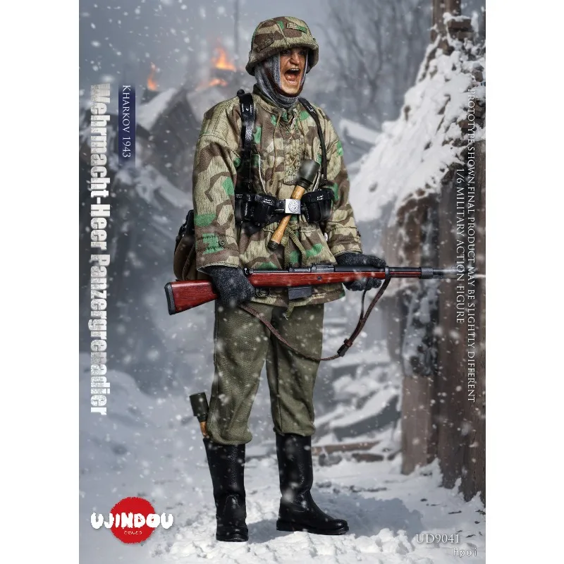 Origineel 1/6: Gepantserde Grenadiers van de Duitse verdedigingskrachten tijdens de Tweede Wereldoorlog - Kharkov 1943 Mobiele soldaat Model Speelgoedcadeau