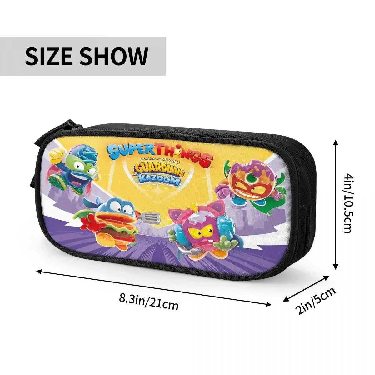 Super Things Funny Game Etui Pen Box Tas Student Grote capaciteit Studenten School Rits Etuis