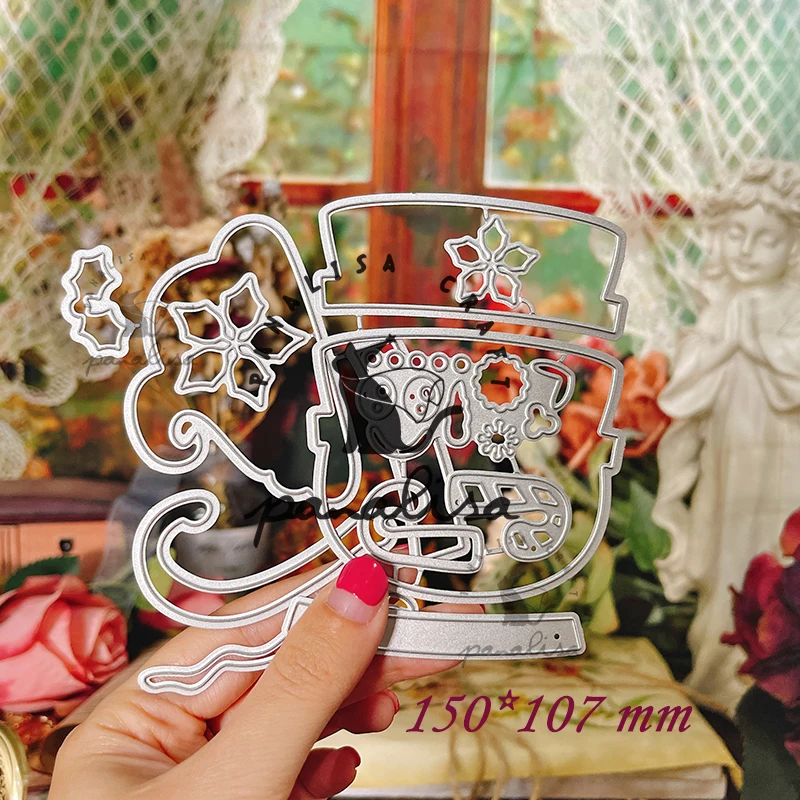 Panalacraft Christmas gingerbreadman snowman Cup metalowe wykrojniki diecut scrapbooking papier do albumów ręcznie robione kartki tłoczenie