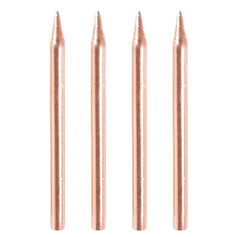 Pack F92C 4 18650 Spots Soudeur Électrode Aigne pointe 50 mm Longueur pour les bandes en acier souder divers types