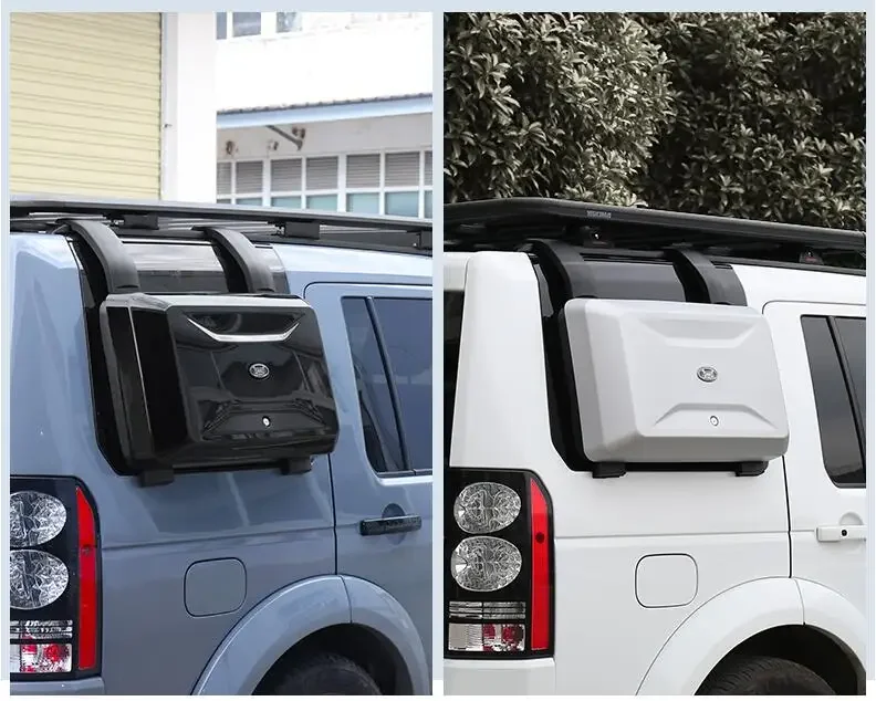 Roof Racks Fit For Land Rover Discovery 4 LR4 2010-2017 Roof Rack Rail Luggage Boxes Small Bag Side Folding Ladder Equipment Box