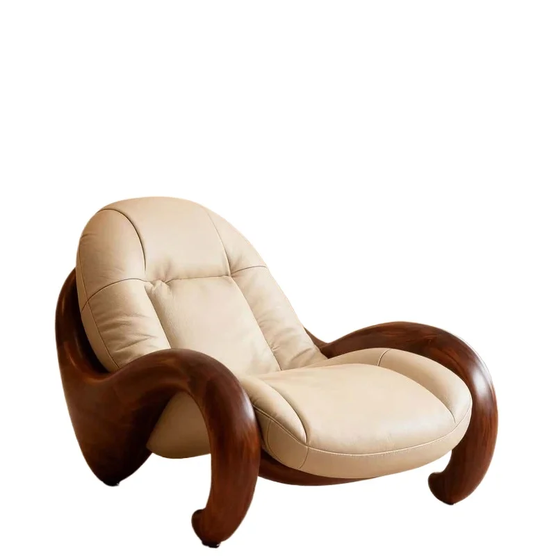 Sillones de Salón xx-Sleeping Relax, Sillón de Lujo Extra Grande y Cómodo, Muebles de Salón de Madera de Alta Calidad, Fauteuil De Salon^