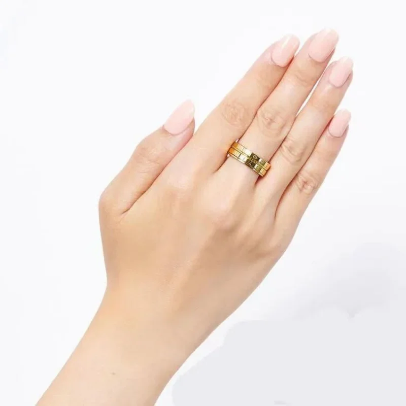 Welcome To Demon School Iruma Kun Ring Women Fanfun Man Rings Jewellery Wedding Fashion Couples Metal Gold Color Bague Femme