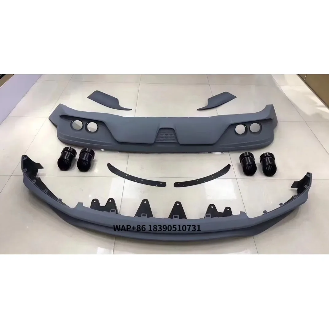 New Style Car Body Kit for Levante to Startech 2016-2018 Include Front Lip and Rear Diffuser with Exhaust Pipe
