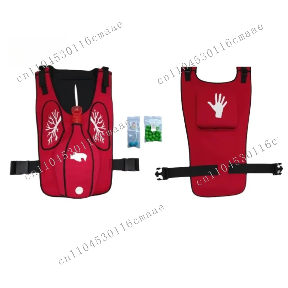 Adult PVC Heimlich Training Vest for First Aid Maneuver Vest for Airway Obstruction & Choking Rescue