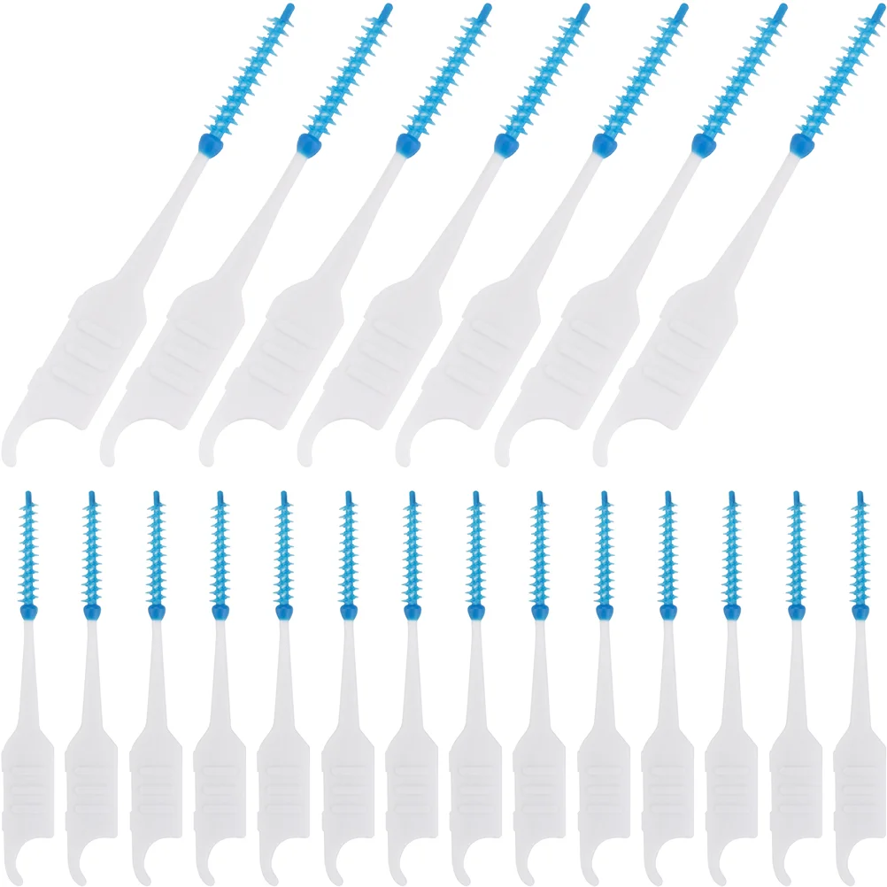 200 pçs escova interdental limpador de dentes palitos lacunas limpadores suprimentos de limpeza palitos de fio dental para chaves