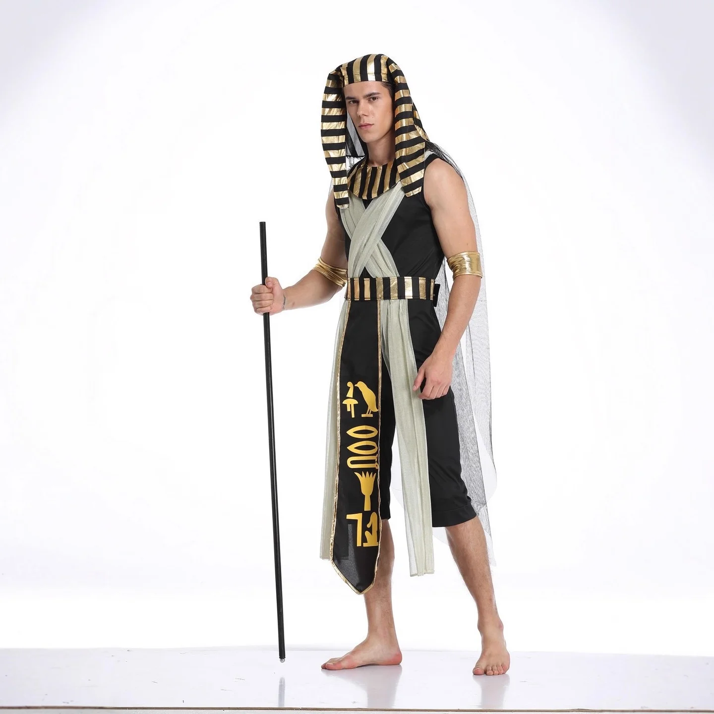 loween コスチューム コスプレ ファラオ女王神衣装 ステージ オペラ パフォーマンス服 女性の伝統的な中国の民族衣装