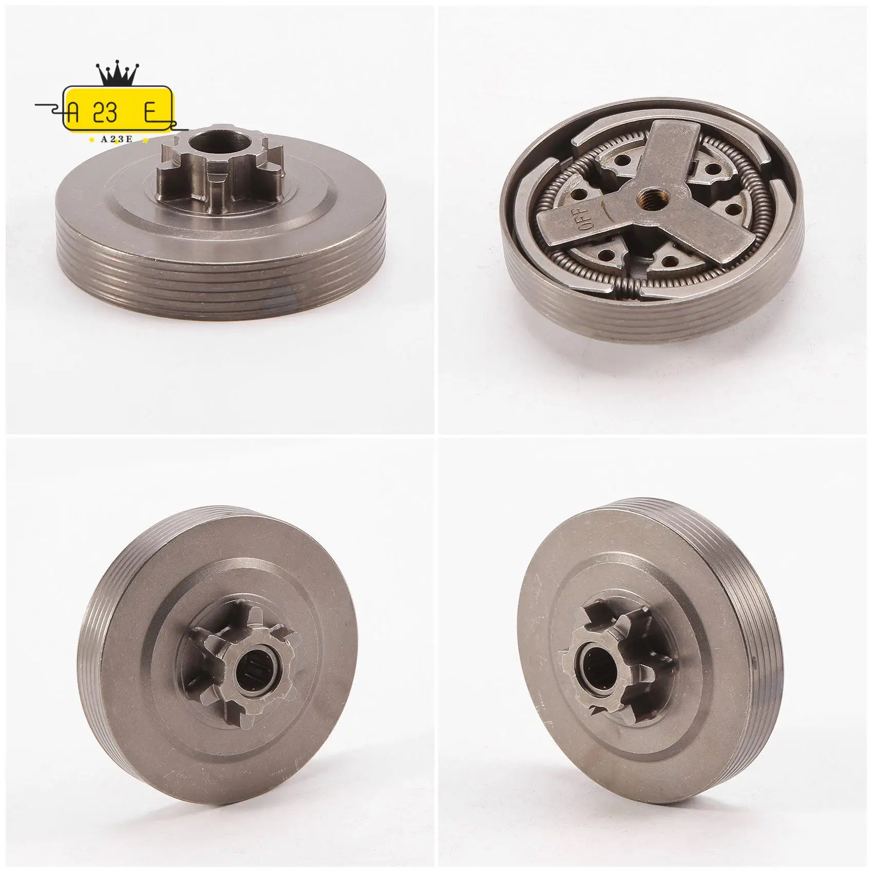 

A23E-3/8 Clutch Drum & Clutch & Needle Bearing Fit For Chinese Chainsaw 3800