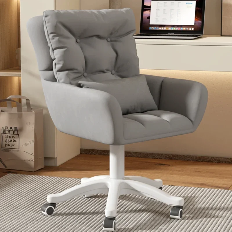 Nordic Modern Office Chairs Comfortable Back Computer Chair Lift Rotation Makeup Chair Five Star Chair Foot Gaming Chairs