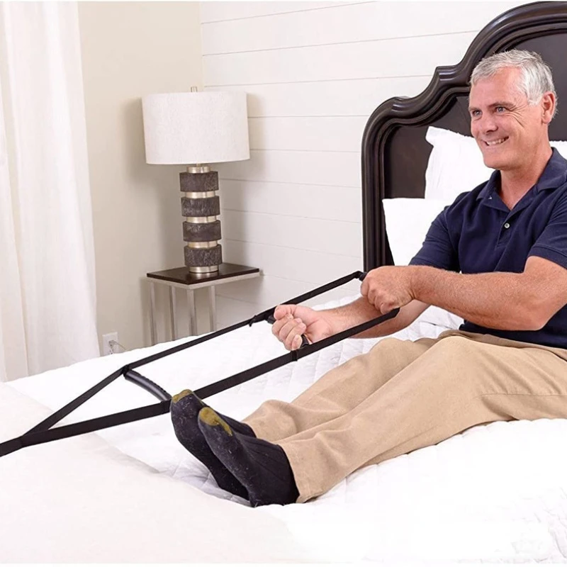 

Bed Ladder Assist Strap With 3Hand Grips Pull Up Sit Up Rope Ladder Pregnant Elderly Patient Disabled Postoperative Rehabination