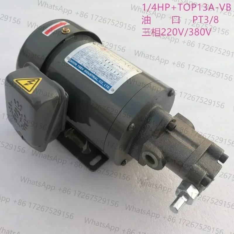 motor TOP-13A triangular oil pump 1/4HP-4P 0.19KW triangular pump 13A TOP-12A