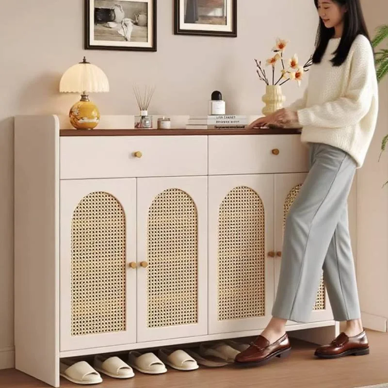 Bedroom Vintage Shoe Cabinet Drawers Italian Shelf Living Room Shoe Cabinet Organizers Entryway Rangement Chaussures Furniture