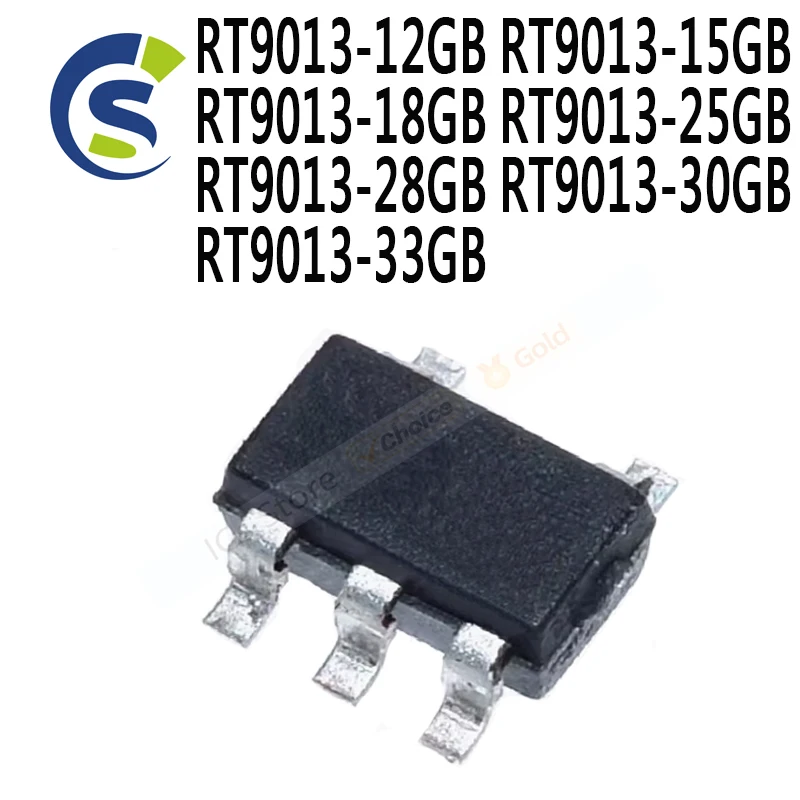 10PCS SOT23-5 1.2V 1.5V 1.8V 3.3V RT9013 RT9013-12GB RT9013-15GB RT9013-18GB RT9013-25GB RT9013-28GB RT9013-30GB RT9013-33GB