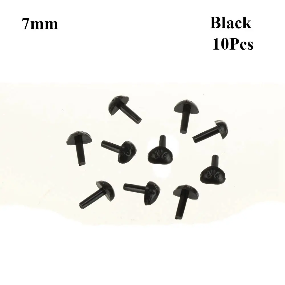 10pcs Plastic DIY Tool Bear Buttons Dolls Accessories Safety Parts  Noses Triangle Nose