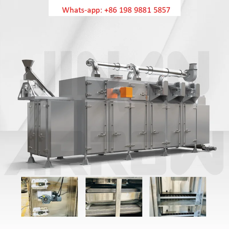 Single Layer High Temperature Modified Starch Nutrition Powder Nuts Baking Oven