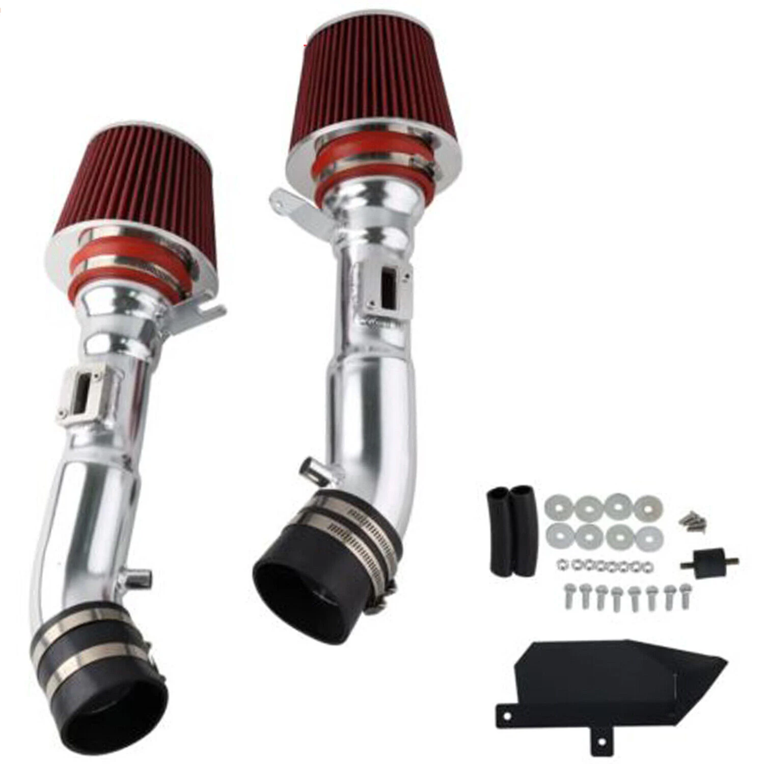 tuning Engine Cold Air Intake Kit + Red Filter For 09-20 370Z / 08-13 G37 3.7L V6