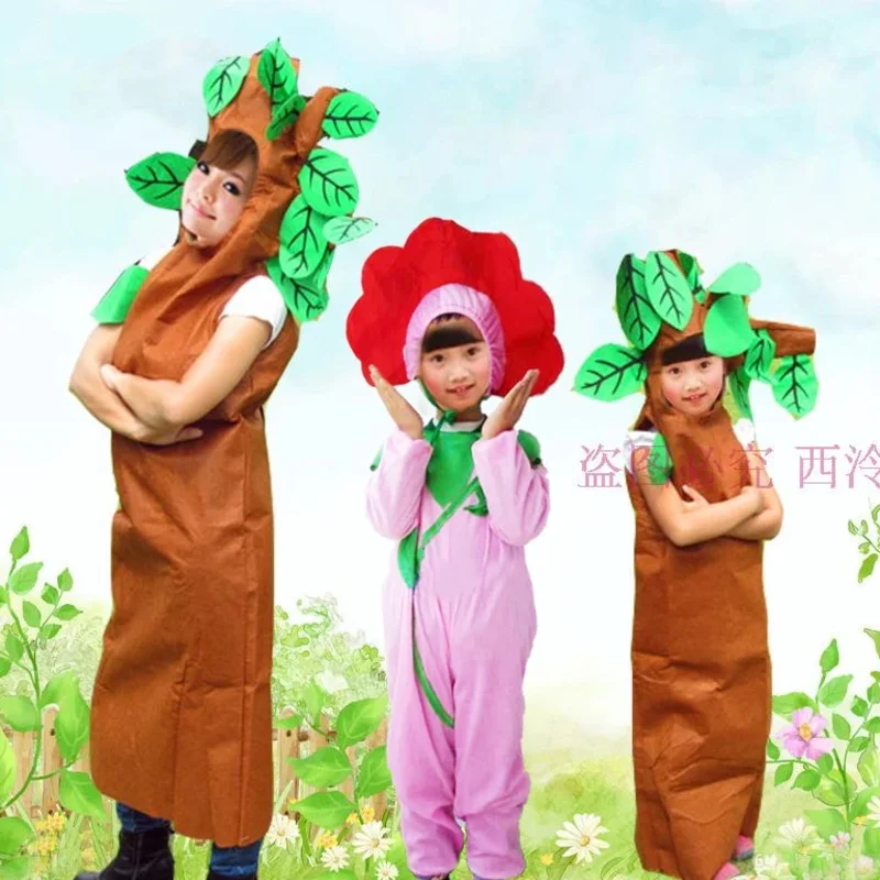 FUNNY Halloween Party Children's Day Cartoon Fruit Vegetable Costume Cosplay Clothes Pumpkin Banana Tree for Boy Girl OA4115