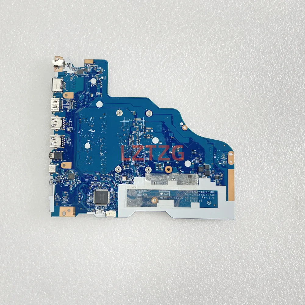 NM-C091 Lenovo Ideapad L340-15IWL/L340-17IWL 노트북 마더보드 CPU 5405U I3 I5 I7-8세대 RAM 0G/4G UMA 100% 테스트됨 OK