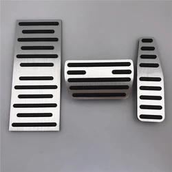 Car Modified Pedal Kit for Opel Antara AT 2008~2013 Accelerator Gas Brake Pedal Footrest Pad Cover Decorative Accessory