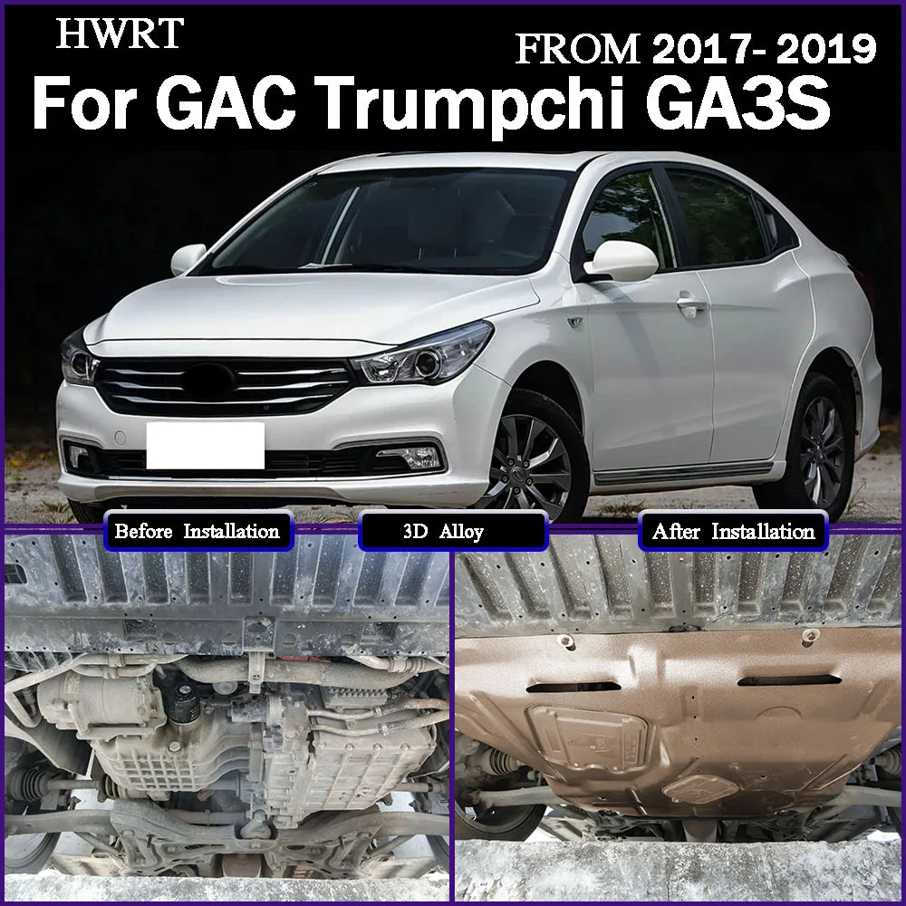 

Under Engine Guard Splash Shield Mud Fender Cover Plate Fender Mudguard Protector For GAC Trumpchi GA3S（New energy）2017- 2019