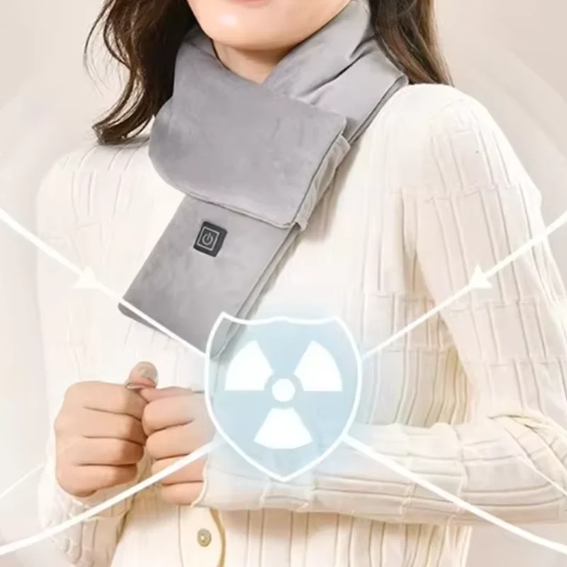 

Winter Warm And Heat-generating Scarf USB Charging Three Gear Electric Neck Warmer Belt Massage Menstrual Heating Pad equipment