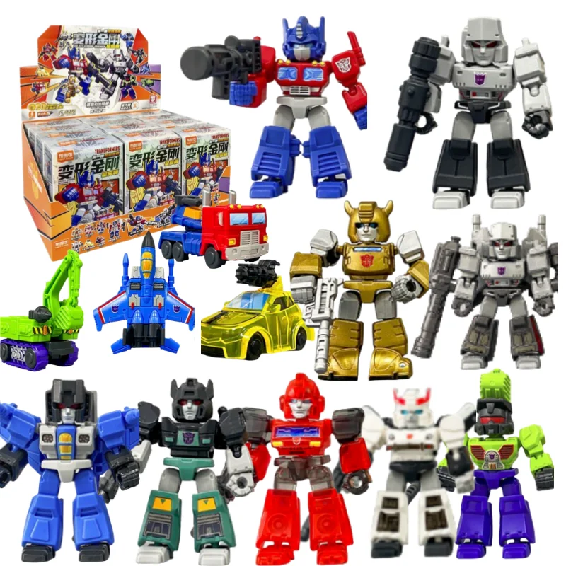 

BLOKEES Transformers Star Edition Mini Car Toys Building Block Assembly Model Children Birthday Gift Toys Desktop Decoration
