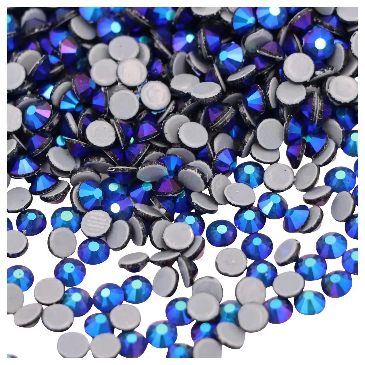 

Montana AB Flat Back Hotfix Crystals Hot Fix Rhinestones Strass Stones For Clothes Nail Art Decoration