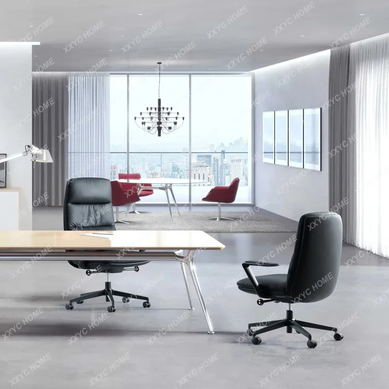 Executive  Simple Modern Office  Comfortable Long-Sitting Business Executive Chair Luxury Swivel Chair Computer Chair Reclining