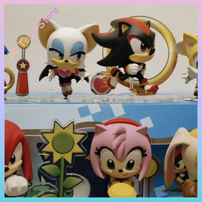 Disponibile Hottoys originali Cosbi Sega Action Figure Sonic Hedgehod Anime Figure Giocattoli per bambini Ornamento Regalo di compleanno