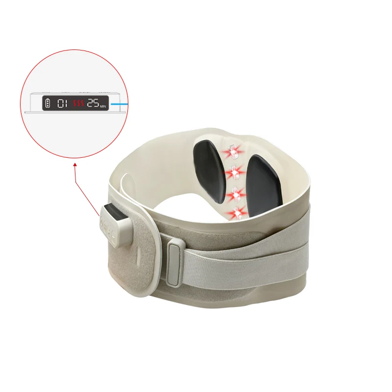 

2025 Health Care, поясничный EMS-массажер, пояс, электрический массажер для спины с подогревом талии, КРАСНЫЕ ЛЮГКИ для облегчения боли в теле