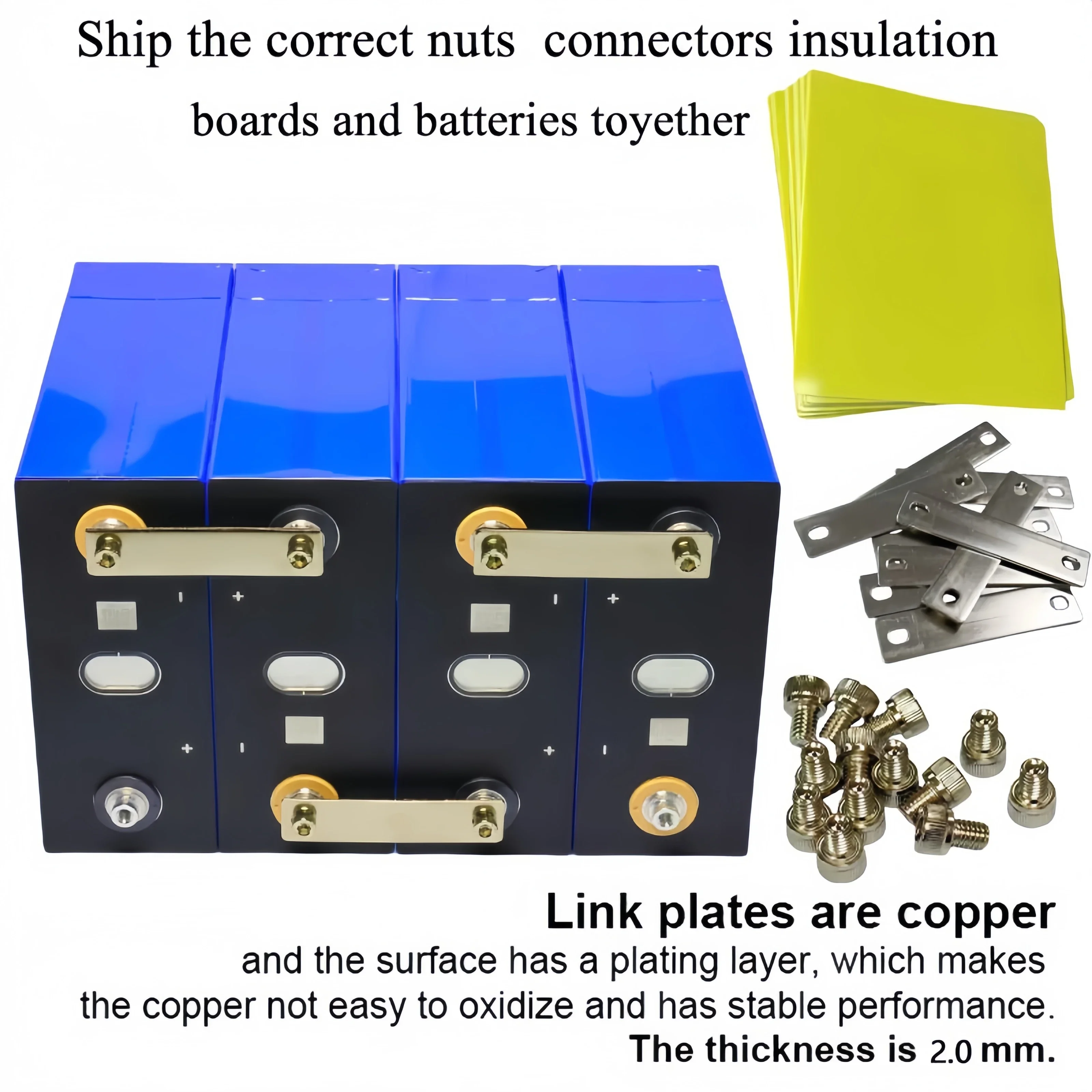 الاتحاد الأوروبي الأسهم 3.2 فولت 340 أمبير LiFePO4 10000 دورات الصف أ البطارية الشمسية لتقوم بها بنفسك 12 فولت 24 فولت 48 فولت بطارية عالية السعة للطاقة الشمسية RV التسليم السريع #2